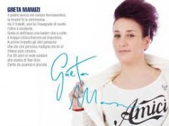 Greta Manuzi: Solo Rumore seconda finalista Amici 2013