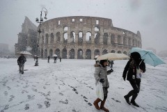 Previsioni meteo Roma: torna la neve
