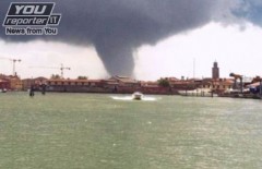 Tromba d'aria Venezia: video ultime notizie danni
