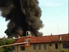 Incendio Monza 2012: video e foto. Allarme inquinamento ultime notizie