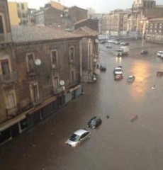 Nubifragio Catania 22 febbraio: video e commenti ultime notizie