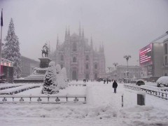 neve-a-MILANO-oggi Maltempo al sud: oggi meteo ultime notizie neve e gelo