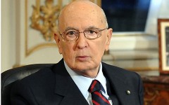 Presidente della Repubblica Giorgio Napolitano: giuramento