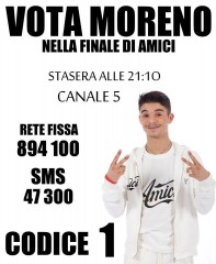 Anticipazioni Amici: 2013 finale Moreno primo posto, Greta secondo