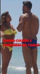 Eugenio e Francesca: a breve un figlio. Foto a mare