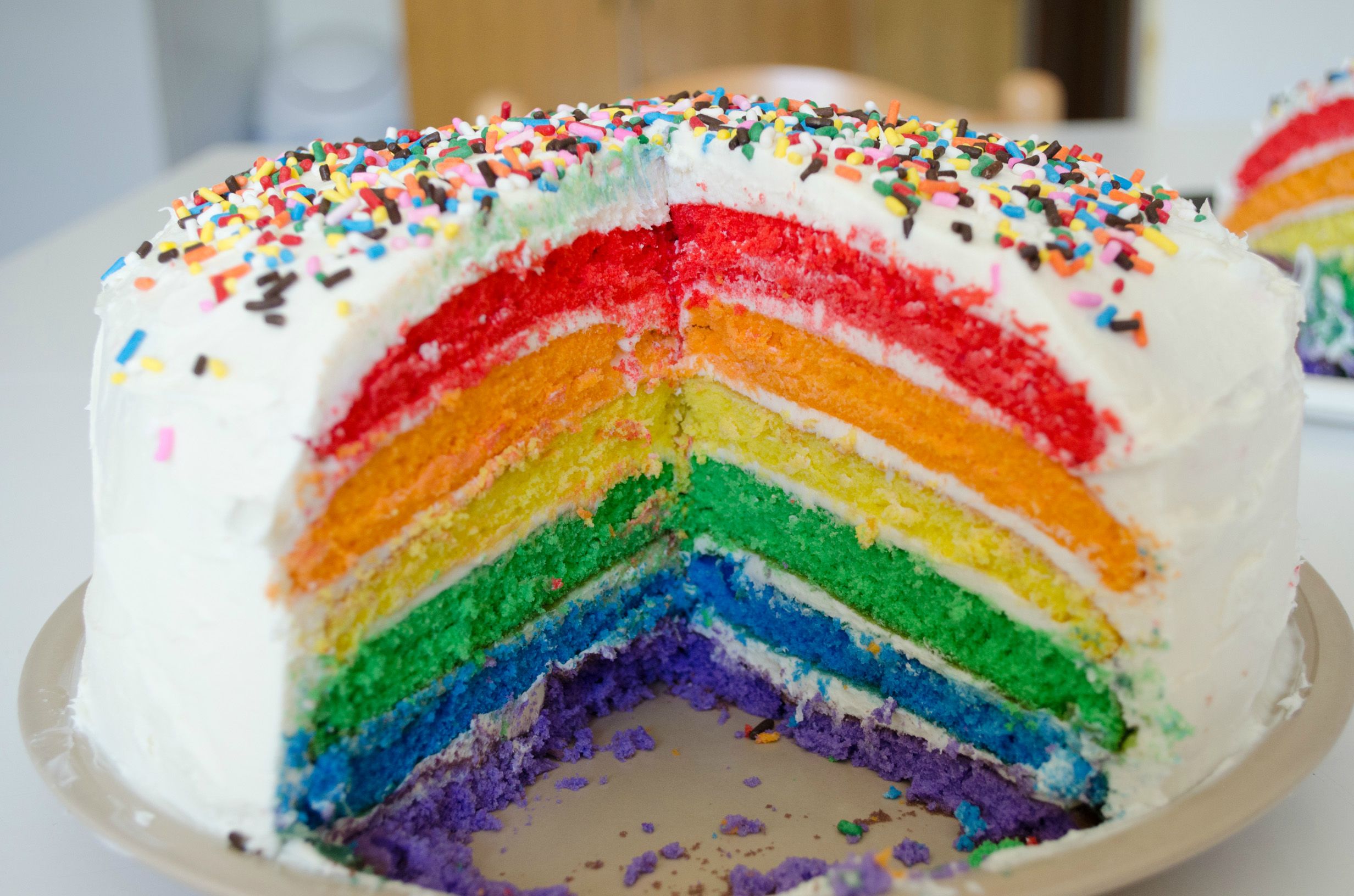 Rainbow cake: ricetta Bimby