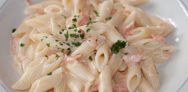 Pasta panna e salmone Bimby